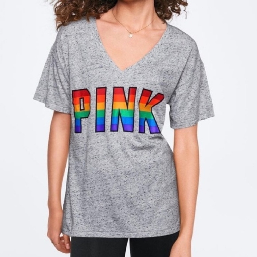 PINK Victoria's Secret V-Neck Tee